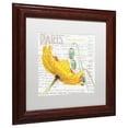 thumbnail image 3 of Trademark Fine Art "Paris Botanique Yellow Poppy" Canvas Art by Jennifer Redstreake White Matte, Wood Frame, 3 of 4