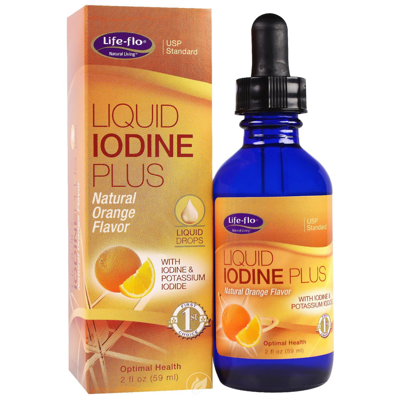 Liquid iodine supplements