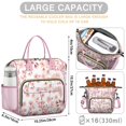 thumbnail image 5 of Pioneer Flower Floral Print Pattern Womens Lunch Box for Work,Insulated Large Lunch Bag for Tween and Teen,Loncheras Para Mujer,Leakproof Adult Lunch Bag for Work,Beach,Travel,Picnic,Camping, 5 of 7
