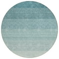 thumbnail image 2 of Addison Rugs Chantille Indoor/Outdoor Transitional Ombre Teal Washable Round Rug, 8' x 8', 2 of 6
