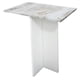 thumbnail image 2 of Mesa De Centro Mdf Melamico Vinil Metalico Tipo Marmol Resistente Blanco, 2 of 7