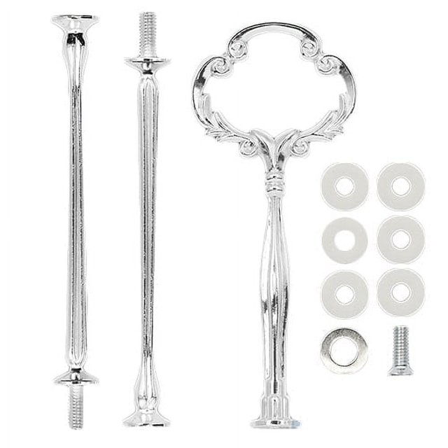 MesaSe Cake Holder Stick Reusable Not Easy to Break Solid Cake Dessert Hardware Fitting for Bakery