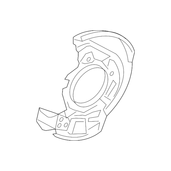 Toyota Tundra Brake Dust Shield