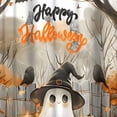 thumbnail image 3 of Cortina Ducha Dibujos Animados Lindo Fantasma Halloween Con Ganchos Baño Espeluznante, 3 of 9