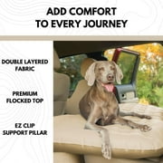 AirBedz Pittman Inflatable Rear Seat Air Mattress with Pump, For Full-Size Trucks, Tan
