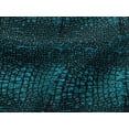 thumbnail image 4 of oneOone Viscose Jersey Teal Green Fabric Crocodile Animal Skin Sewing Material Print Fabric By The Yard 60 Inch Wide, 4 of 5