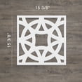 thumbnail image 2 of Ekena Millwork 15 3/8"W x 15 3/8"H x 3/8"T Medium Brownsville Decorative Fretwork Wall Panels in Architectural Grade PVC, 2 of 9