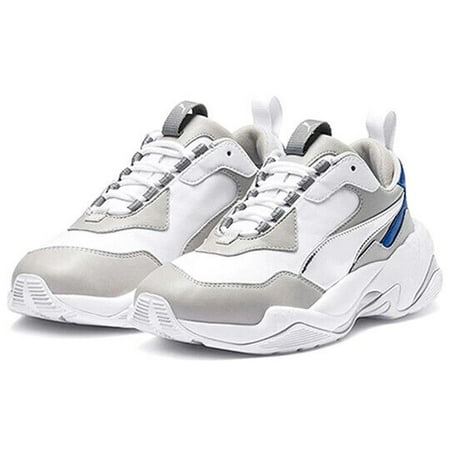 Puma Thunder Electric 367998-02 Women's White/Gray/Blue Running Shoes C1144 (7.5)