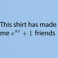 thumbnail image 3 of CafePress - Euler's Friends Light T Shirt - Light T-Shirt - CP, 3 of 4