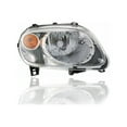 thumbnail image 3 of Headlight Assembly - Compatible/Replacement for '06-11 Chevrolet HHR - Chrome Interior Bezel - Pair, Left Driver + Right Passenger Set - 15827442, 15827441, 3 of 4