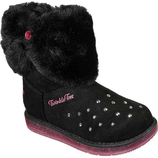 Skechers - Girls' Skechers Twinkle Glitzy Glam Cozy Bootie - - Walmart.com