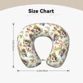 thumbnail image 5 of Xecao Birds And Flowers Print Memory Foam Cervical Neck Pillow Versatile U-Shaped Pillows for Home,Office,Camping,Travelling,Soft Washable Cover, 5 of 8