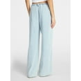 thumbnail image 2 of No Boundaries Mini Waistband Wide Leg Pants, 31'' Inseam, Women's Sizes XXS-XXL, 2 of 5