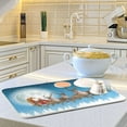 thumbnail image 6 of Christmas Dish Drying Mat for Kitchen,Microfiber Absorbent Dish Draining Mat, Small Kitchen Drying Mats Heat Resistant Drying Pad for Counter 16 x 18, 6 of 6