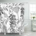 thumbnail image 1 of ABPHQTO Hoja rosa con flores Acuarela Pintura Retro Floral Elegante Verano Acacia Belleza Cortina de ducha Cortina de baño 165x180 cm, 1 of 2
