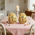 thumbnail image 4 of EWASWON Set of 2 Easter Egg Ornaments, Red Floral Cottage Hanging Decor for Home, Cabinet Knob, Easter Party Decoration, Spring Plastic Ornaments, 4 of 6