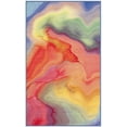 thumbnail image 2 of SAFAVIEH Paint Brush Jonie Colorful Area Rug, Fuchsia/Yellow, 4' x 6', 2 of 10