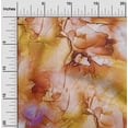 thumbnail image 2 of oneOone Viscose Chiffon Medium Orange Fabric Abstract Floral Diy Clothing Quilting Fabric Print Fabric By Yard 42 Inch Wide, 2 of 4