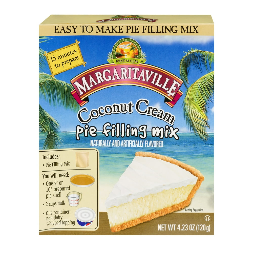 Margaritaville Coconut Cream Pie Filling Mix, 4.23 oz