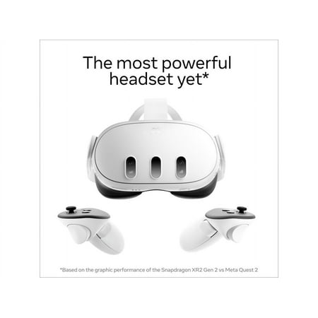 Meta - Quest 3 Breakthrough Mixed Reality - 128GB - White