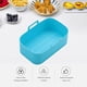thumbnail image 5 of 2 ollas de silicona para freidora de aire con aislamiento térmico para hornear para cocina casera (azul) Likrtyny Libre de BPA, 5 of 8