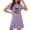 Purple, variant on BRGZLK Halloween Nightgowns for Women Cute Bat Print Crewneck Short Sleeve Night Dress Lightweight Soft Comfy Casual Nightgown Hot Pink L