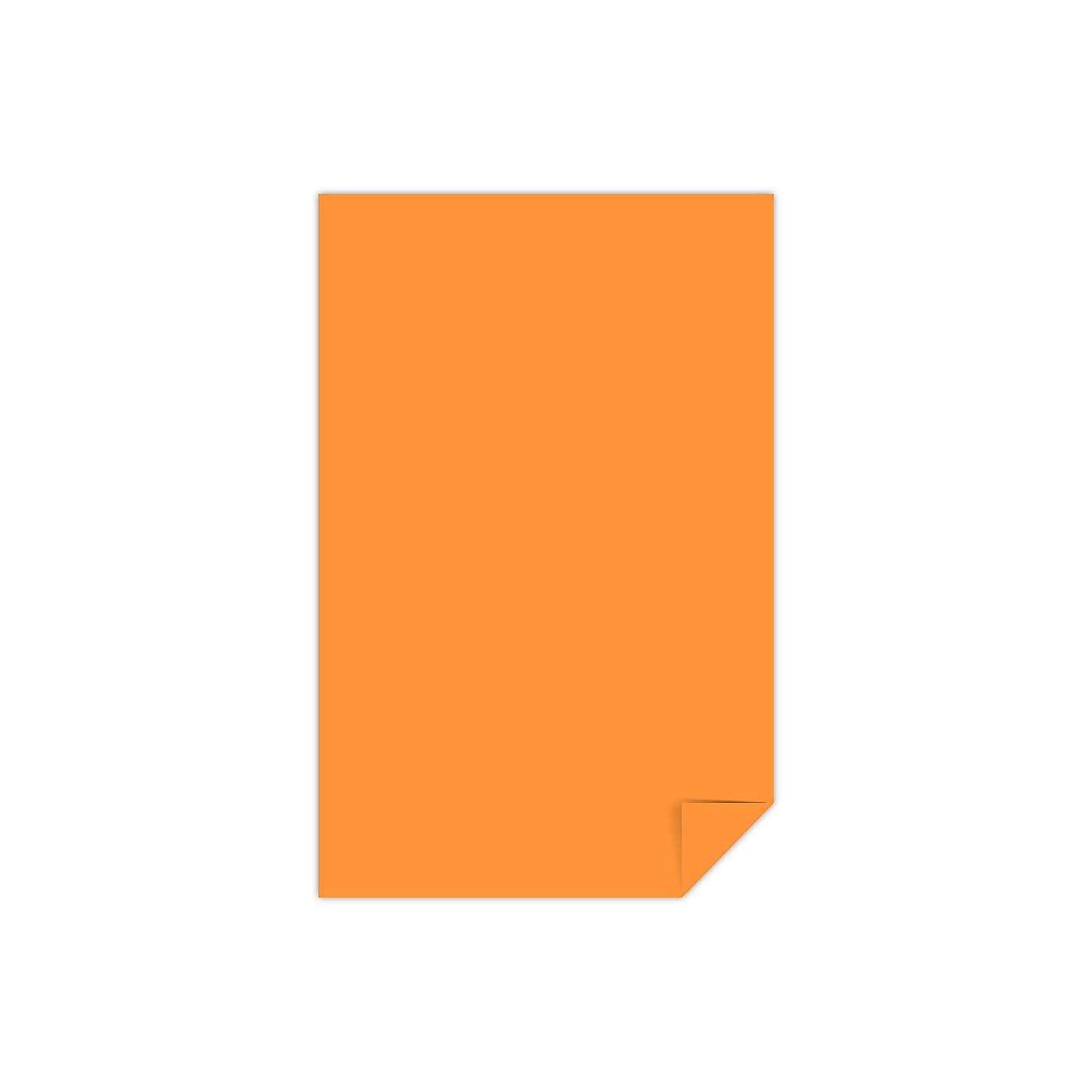 Astrobrights Multipurpose Paper 24 lbs 11" x 17" Cosmic Orange 495470