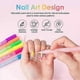 thumbnail image 3 of ExquisiteNail Art Pens, Nail Polish Pen 3D Nail Art Tools for Nail Varnish Pens, 7 Fluorescent Colors Drawing Painting Point Pen, Nail Varnish Pens fo, 3 of 5