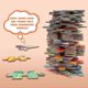 thumbnail image 3 of 105 Piece Dinosaur World Jigsaw Puzzle for Kids 3-10, Stegosaurus Shaped Puzzle Preschool Learning Educational Toys for Children (23.5 x 14.8 In, 3 of 5