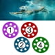thumbnail image 1 of 4 Piezas Discos de Buceo Juguetes para Piscina Diversión Verano Piscina Juguetes de Buceo Juguetes Subacuáticos para Juegos Ejercicio Acuático Niños Estilo B, 1 of 10