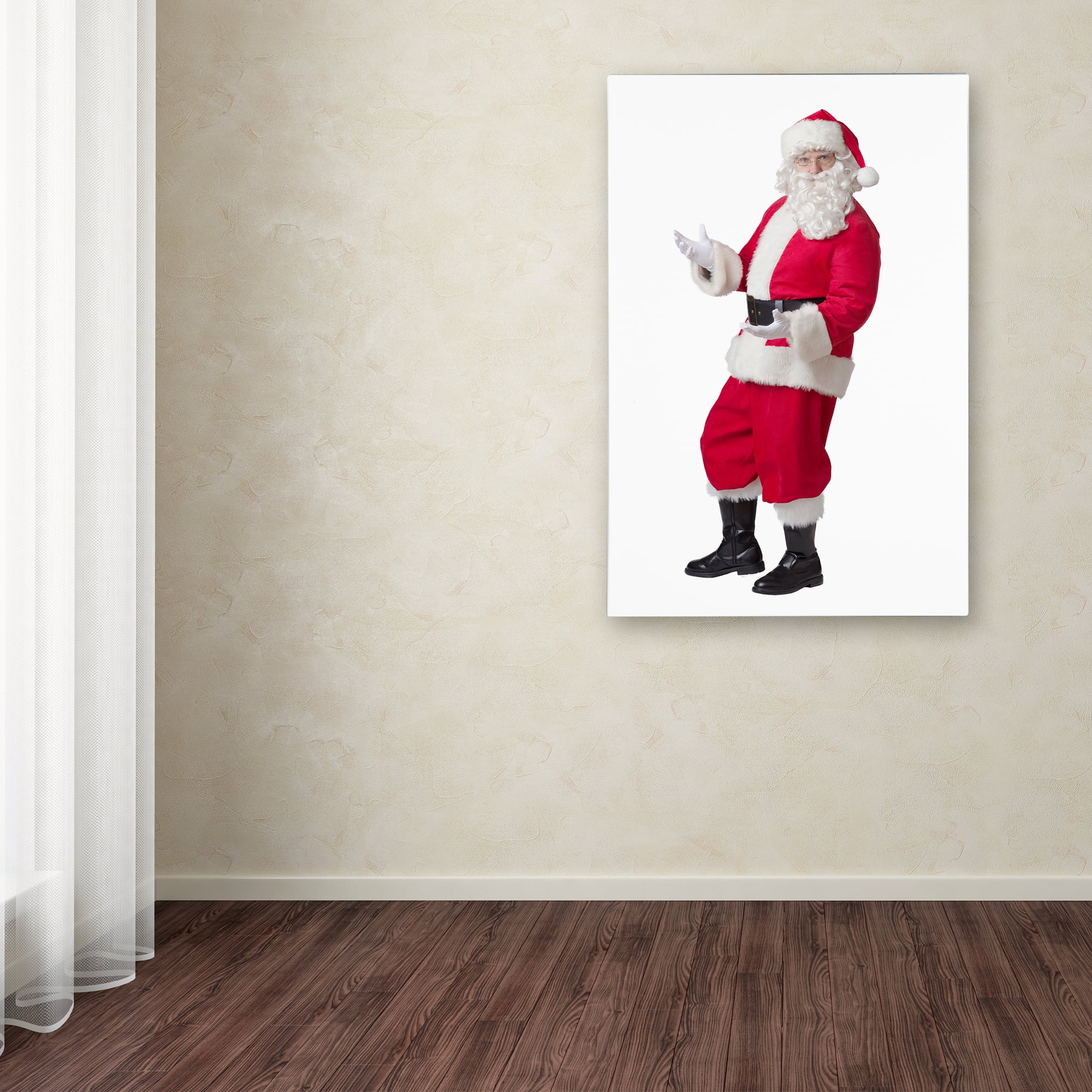 Trademark Fine Art 'Santa 2-11096' Canvas Art by Ed Wheeler