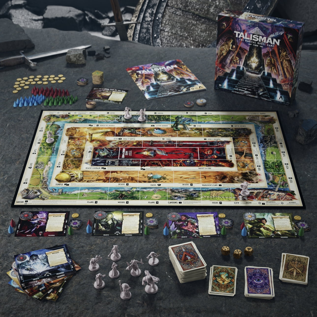 Talisman: The Magical Quest Board Game, 5th Edition, Fantasy Tabletop Adventure Games, 12+