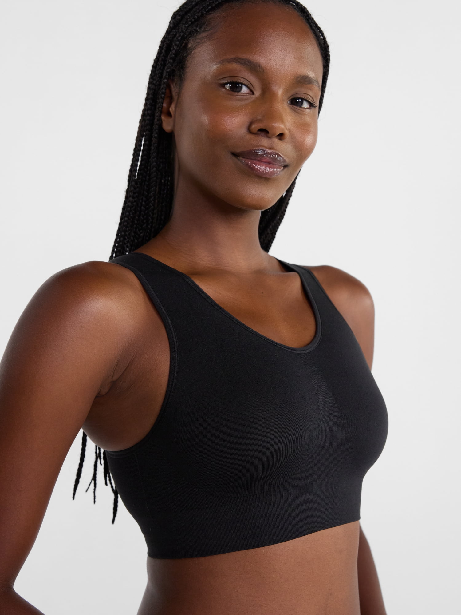 Joyspun Women's Pullover Comfort Bralette, Removable Padding, Sizes S-XXXL