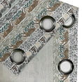 thumbnail image 4 of Ambesonne Grommet Curtain, , 50"x84", Brown Charcoal Grey and White, 4 of 5
