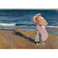 thumbnail image 2 of Sorolla, Joaquin 24x18 Gold Ornate Wood Framed with Double Matting Museum Art Print Titled - Fisherwomen with her son, 2 of 4