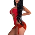 thumbnail image 4 of Women's V Neck One Piece Swimsuit, Tummy Control Bathing Suits with Full Coverage, Modest Swim Dress for Beach Vacation Pool Summer, 4 of 8
