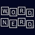 thumbnail image 2 of Men's Scrabble Word Nerd  Graphic Tee Navy Blue Small, 2 of 5