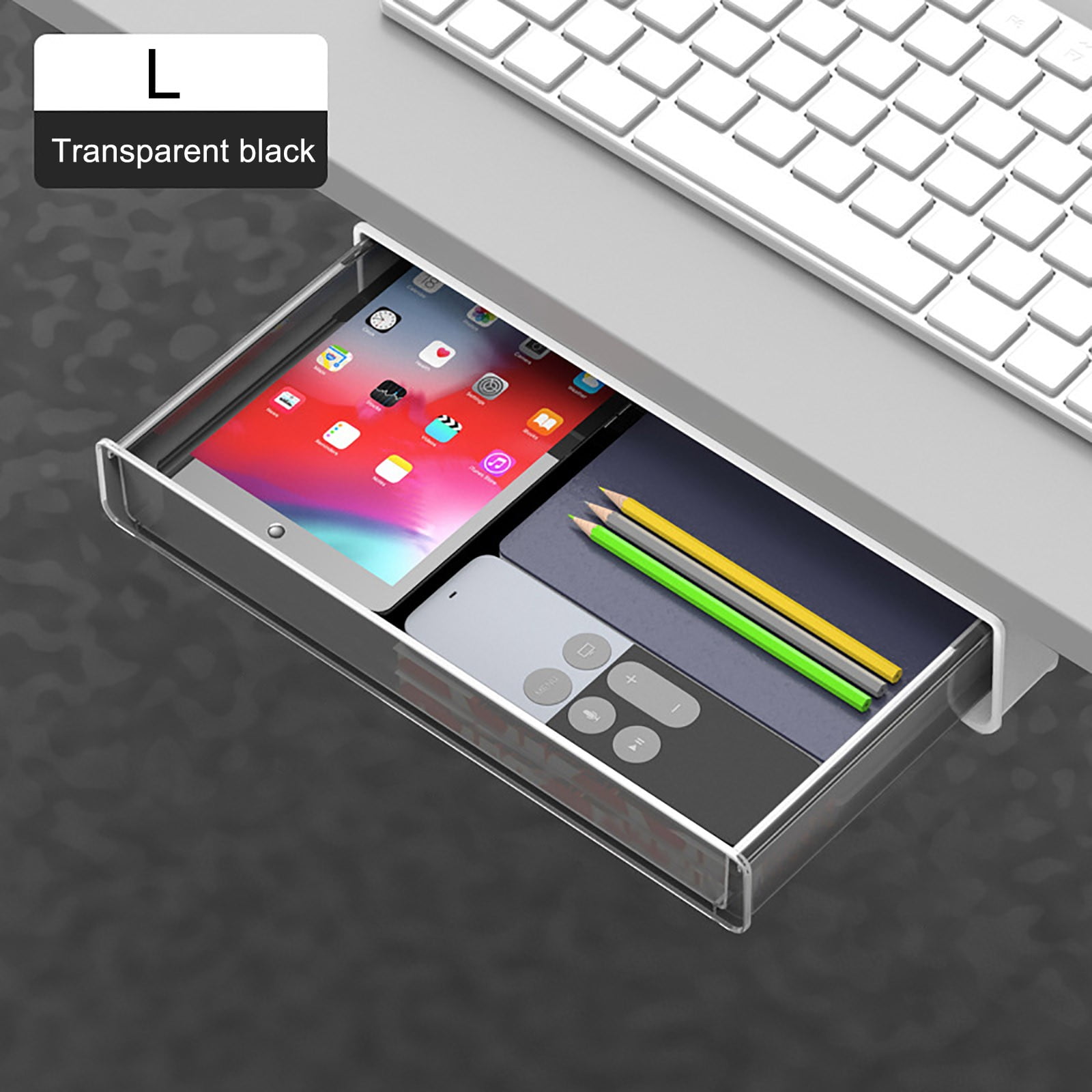 feiboyy desk drawer attachment pencil organizer desk hidden desk