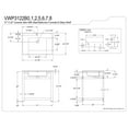 thumbnail image 4 of Kingston Brass VWP3122B5 Quadras 31" Ceramic Console Sink with Steel Base and Glass Shelf (1-Hole), White/Oil Rubbed Bronze, 4 of 7