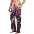thumbnail image 6 of Gukieu Ocean Seahorse Print Men's Home Trousers, Elastic Drawstring Home Pajamas Clothing Suitable for Adult Men-Small, 6 of 6