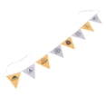 thumbnail image 2 of Banderín Multicolor colgante resistente al desgaste bandera triangular al aire libre para decoración de jardín al aire libre naranja blanco, 2 of 14