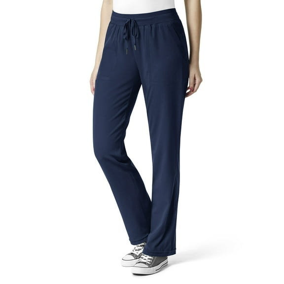 Wink Aero Women's Flex Utility Cargo Scrub Pant, Navy, S Petite