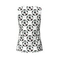thumbnail image 5 of Sigee Happy Football for Women's Workout Tank Top,Running Tank Tops,Sleeveless Gym ClothesLarge, 5 of 8