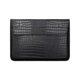 thumbnail image 1 of PU Leather Laptop Sleeve Case for 11 to 15.4 Inch Ultra Thin Notebooks, Krokodilschwarz Compatible with MacBook and More, 1 of 5