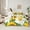 Yellow White Green, variant on Castle Fairy Boys Girls Swan Couple Twin Bedding Sets 7-Piece,Chic Nature Floral Lotus Bedding Comforter Set Microfiber,Romantic Valentine's Day Breathable Sheet Sets,Luxury Bedroom Decor,Reversible