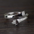 thumbnail image 2 of Couple Hug Ring, 925 Sterling Silver Huging Ring For Couple Women Girls Jewelry, 2 of 3