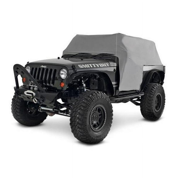 Smittybilt  Cab Cover with Door Flaps 4-Door Gray for 2020 Jeep Wrangler JL