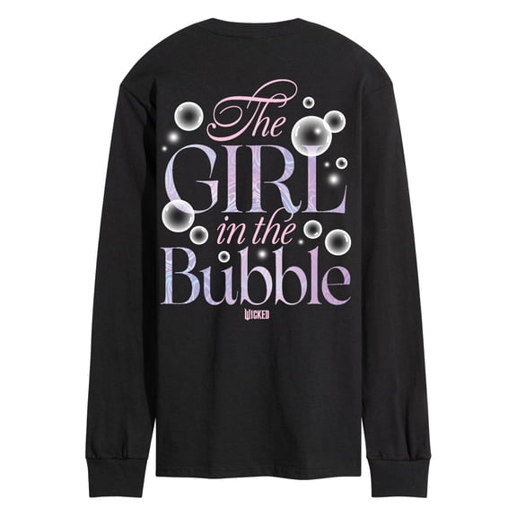 Wicked: Part 2 - Glinda Girl In The Bubble - Men's Long Sleeve Graphic T-Shirt