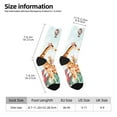 thumbnail image 2 of Xecao Animals-1 Pattern Sport Socks for Women and Men Crew Socks Sporty Calf Socks Casual Socks, 2 of 6