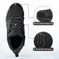 thumbnail image 6 of Gexuosn Womens Hiking Boots Comfortable Camping Trekking Non Slip Lightweight Outdoor Breathable Hiking Shoes, Black, 6 of 9